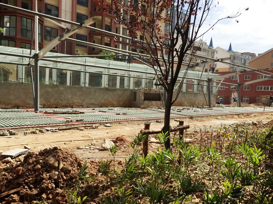 政和花園停車位鋪設(shè)